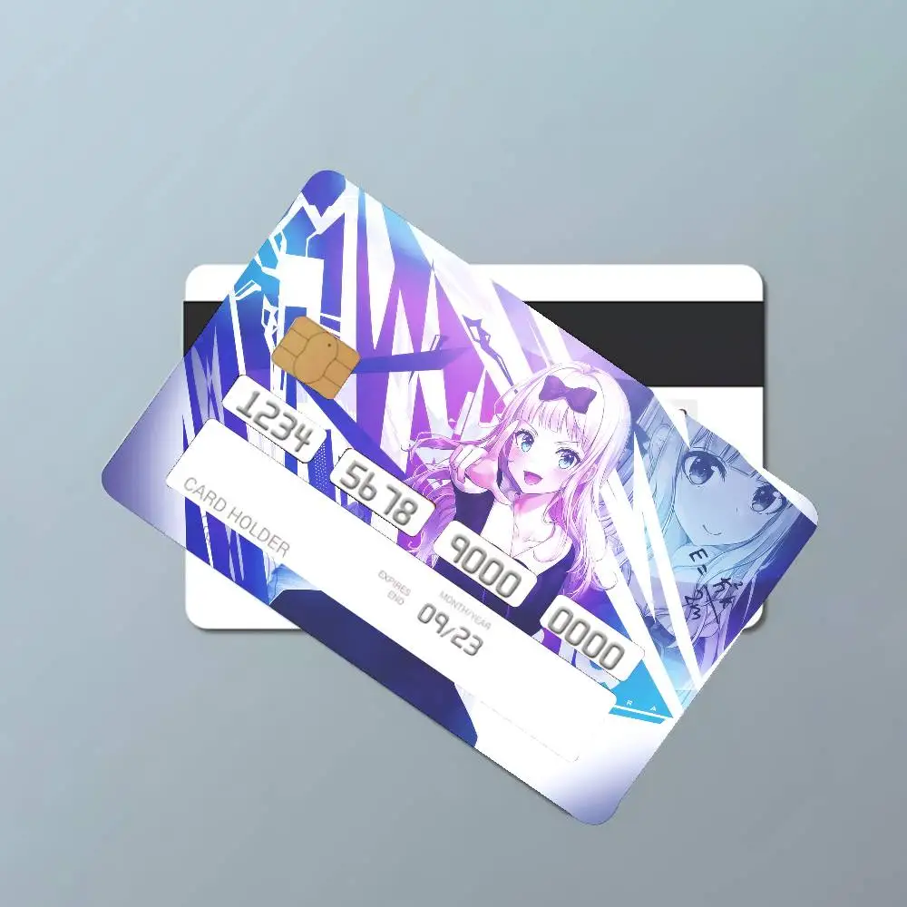 Kaguya Sama Love Is War ملصقات بطاقات كرتونية مزخرفة صغيرة مقاومة للماء 4 قطعة ملصق بطاقة جديد مضاد للخدش #5