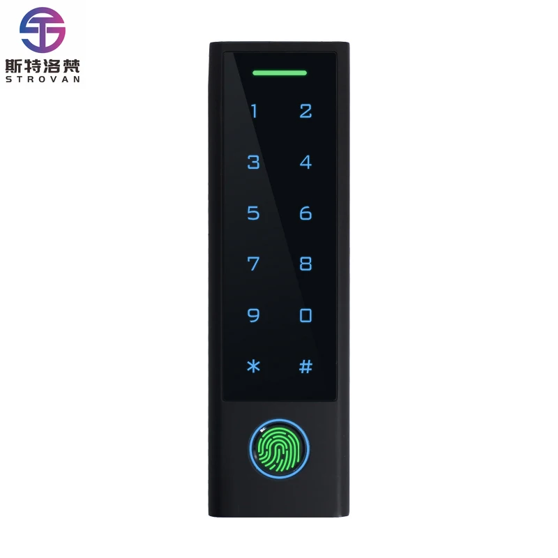 

Система контроля доступа по биометрическим отпечаткам пальцев RFID, контроллер доступа из ABS-пластика, водонепроницаемая сенсорная клавиатура