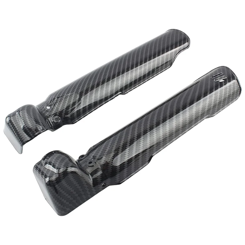 A48P-Front Fork Guards Cover Shock Protection For Sur Ron Surron Light Bee S/X X160/X260 Dirt Bike ,Carbon Fiber Pattern