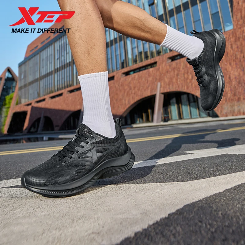 XTEP For Male Comfortable Lightweight Daily Training Soft Sole Anti-Slip Cushioning Combat Running Shoes 875319110025