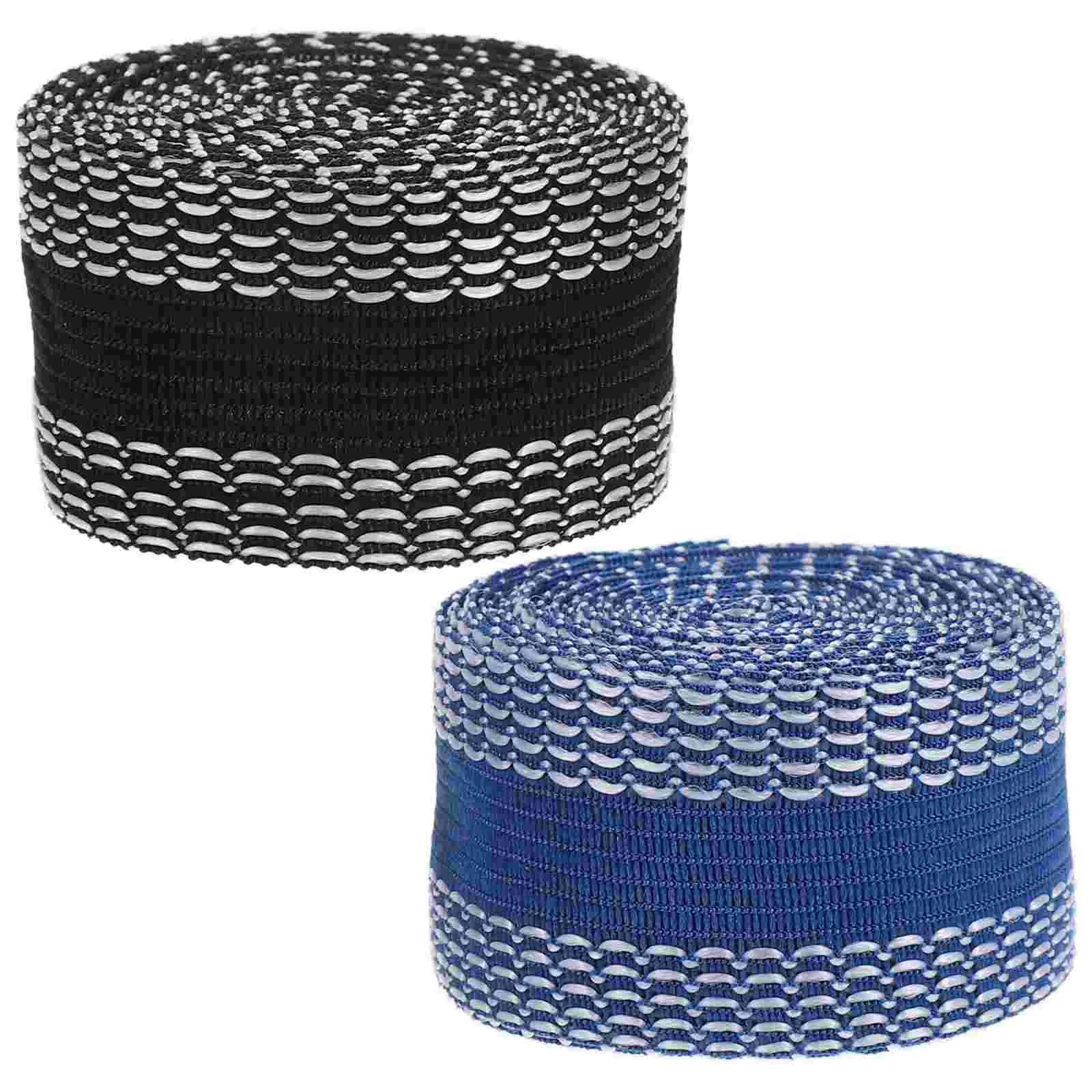 

2 Rolls Trouser Tape Carpet Double Sided Hem Wallpaper Fabric Clothing for Hemming to Keep Clothes Place Polyester Duct