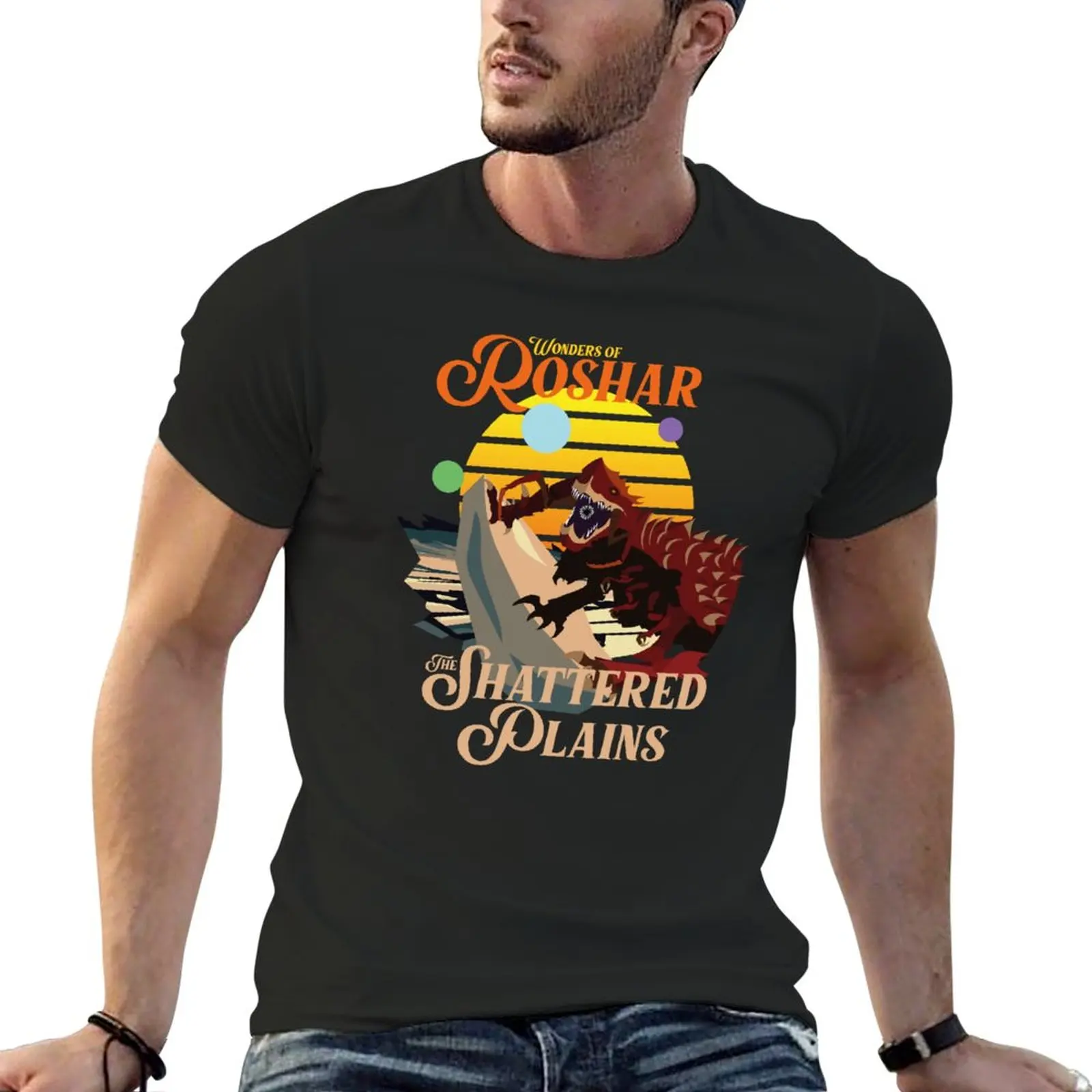 

New Stormlight Archive - Shattered Plains T-Shirt quick-drying t-shirt Blouse T-shirts for men cotton