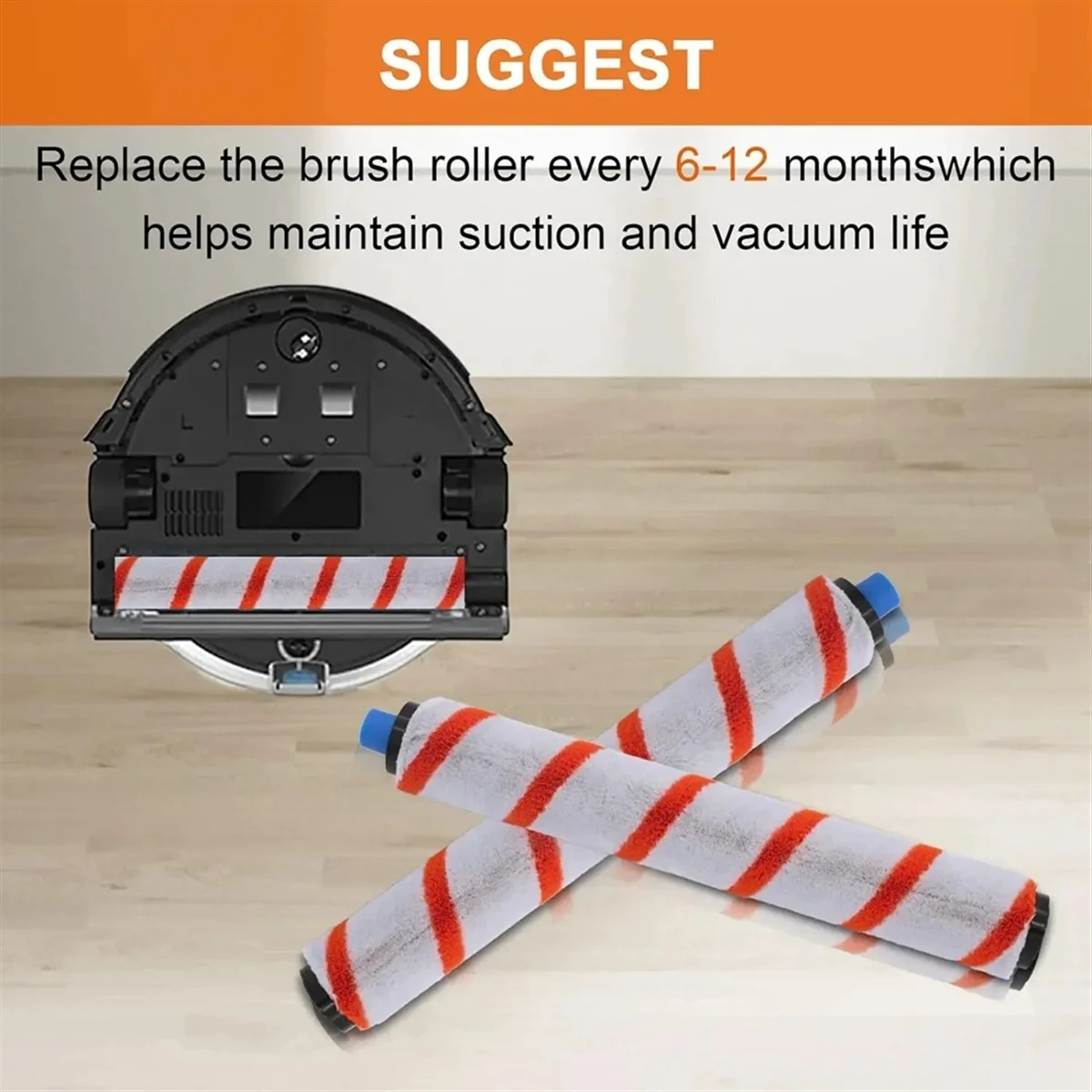 Roller Main Brush For ILIFE W400 W450 W455 Mopping Robot Vacuum Cleaner Floor Washing Main Brushes Replacement Parts Accessories