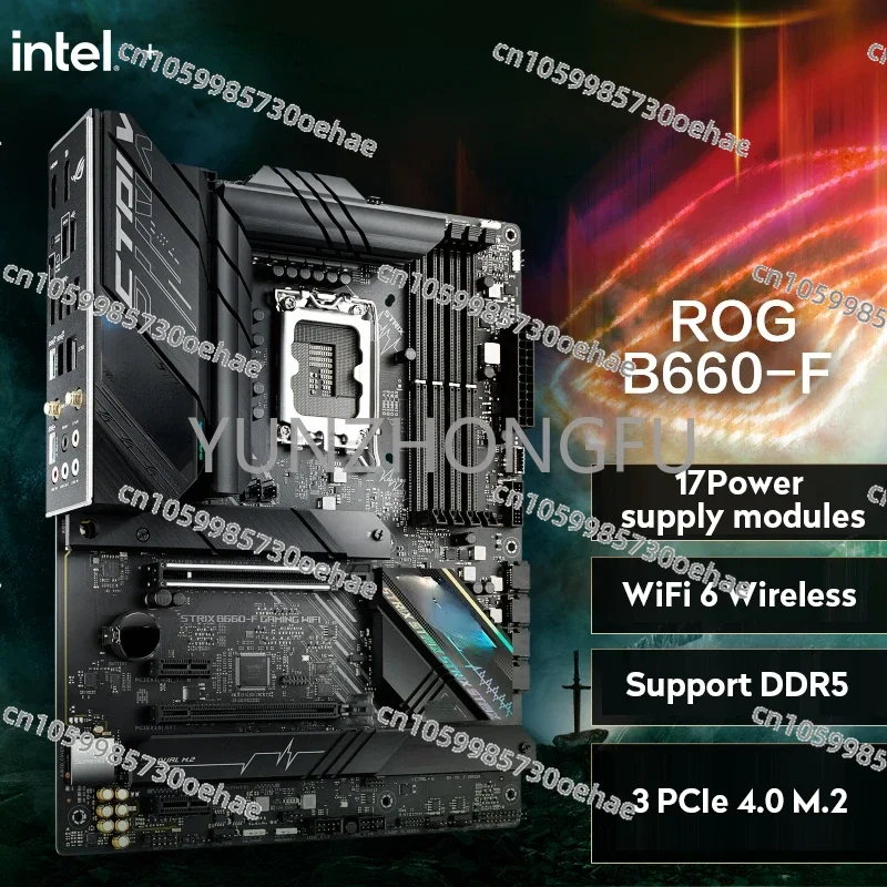 ROG STRIX B660 GAMING WIFI PC Motherboards LAG 1155 1700 Intel X79 X99 H61 Server Computer Scrap Motherboard Graphics Cards