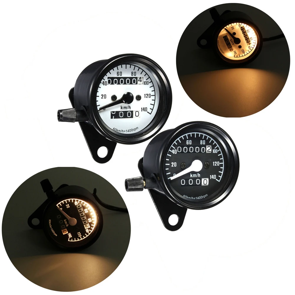 

Спидометр 12 В, двойной одометр с черным лицом для большинства мотоциклов, высококачественная универсальная установка для внедорожных приключений