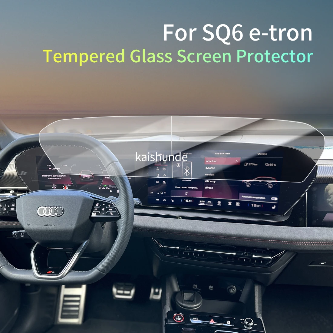

Автомобильные наклейки, защита для 25 Audi SQ6 e-tron, защитная пленка из закаленного стекла, дисплей, навигация, автомобиль