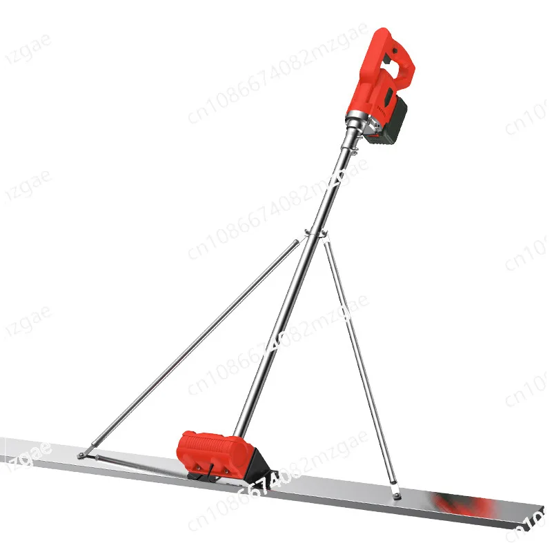 Electric Concrete Polisher Level Floor Vibration Ruler Mortar Vibrator Screed Concrete Leveling Machine with Battery