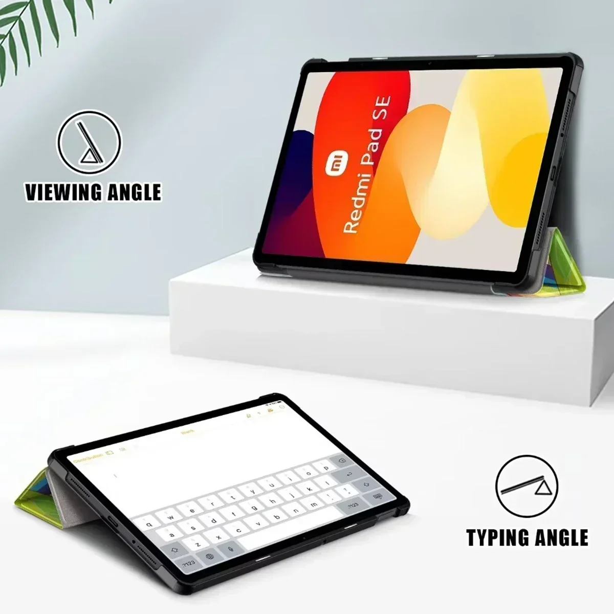Funda para Xiaomi Redmi Pad SE 11 "Redmi Pad 10,61" Funda con soporte abatible Funda inteligente para Xiaomi Pad5 Pad6 Funda para tableta Auto Sleep/Wake