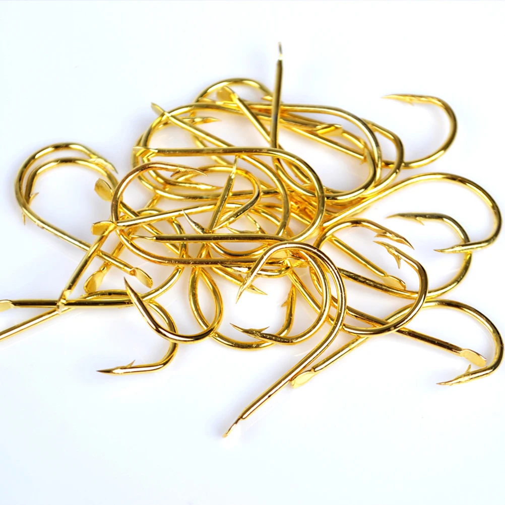 

Kuan You Fishing Hook 1 Box Corrosion Resistant Strong Fishhook Portable for Saltwater Freshwater Fishing Tools Gear Accessories