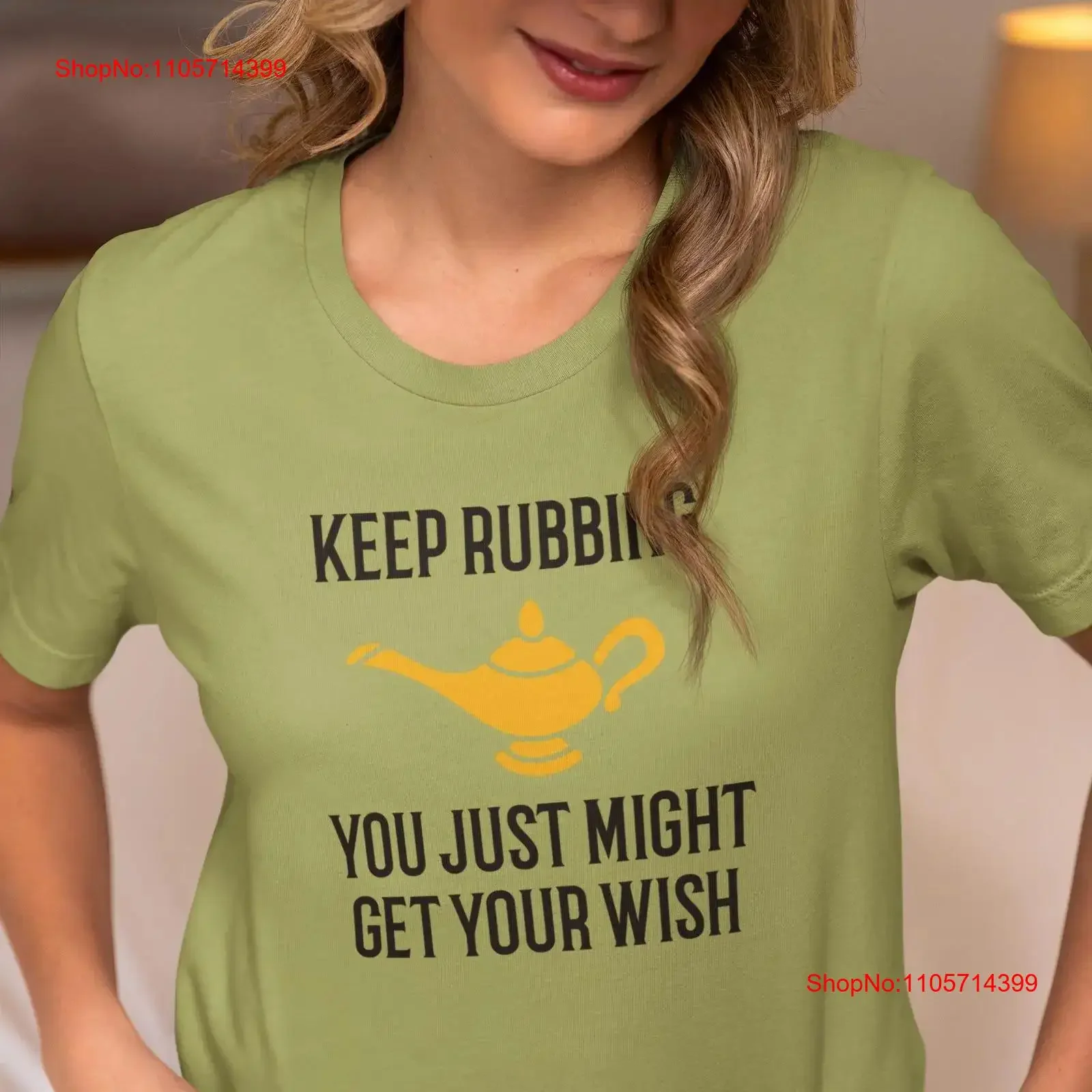 Golden Magic Lamp Softstyle T Shirt Genie Logo Wish Granting Minimalist Fantasy Top Novelty vintage Washed Unisex homme