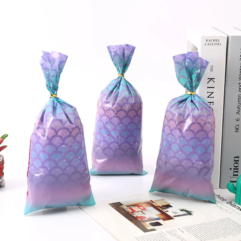 

50Pcs/Lot Party Gift Bags Plastic Candy Cookies Bags Cute Snack Bag Party Supplies Opp Candy Bags Ramadan Decoration Bag