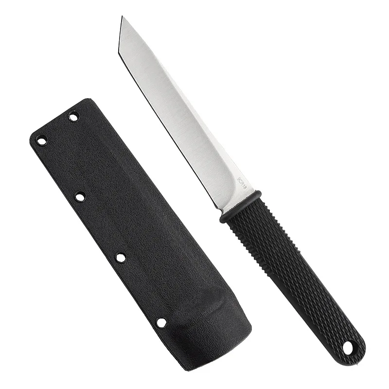 Outdoor Survival Multi-Function Straight Knife, Camping K-bainha, portátil, frutas, legumes, aço inoxidável, EDC