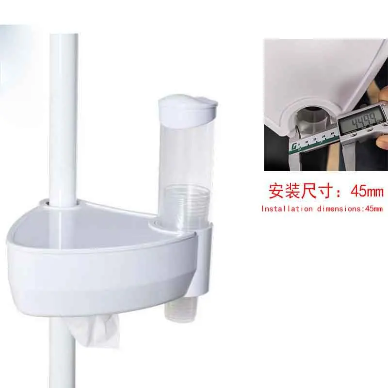 3 in 1 Dental Chair Scaler Tray Paper Tissue Box Cup Storage Holder New Dentist Oral Care Parts Instrument Dentistry Accessories