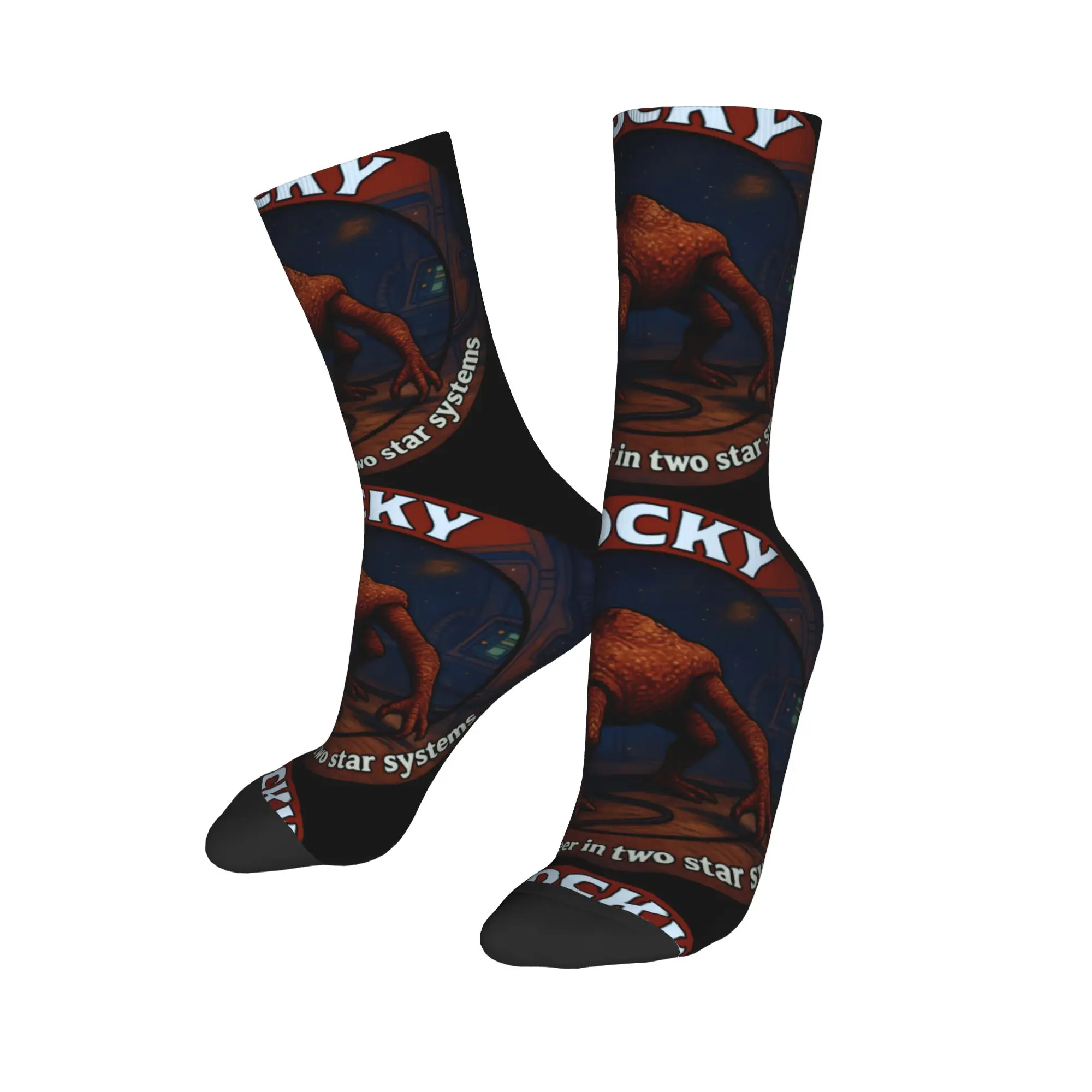 Autumn Winter Men's Women's Project Hail Mary Rocky - Best Engineer in two star systems Socks  Sweat Absorbing Skateboard Socks