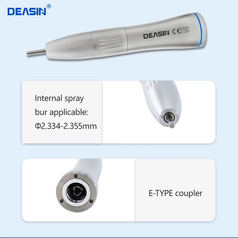 1 pc x pistola de água interna dental contra ângulo handpiece de baixa velocidade para micromotor dental