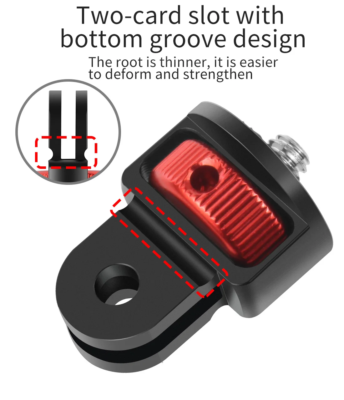 Für Insta360 X5 Metall-Mini-Stativ Konvertierbare Halterung 1/4' Schraube Schnellwechsel-Basis für Gopro Hero 13 DJI OSMO Pocket4 Action-Kamera – Detail 28