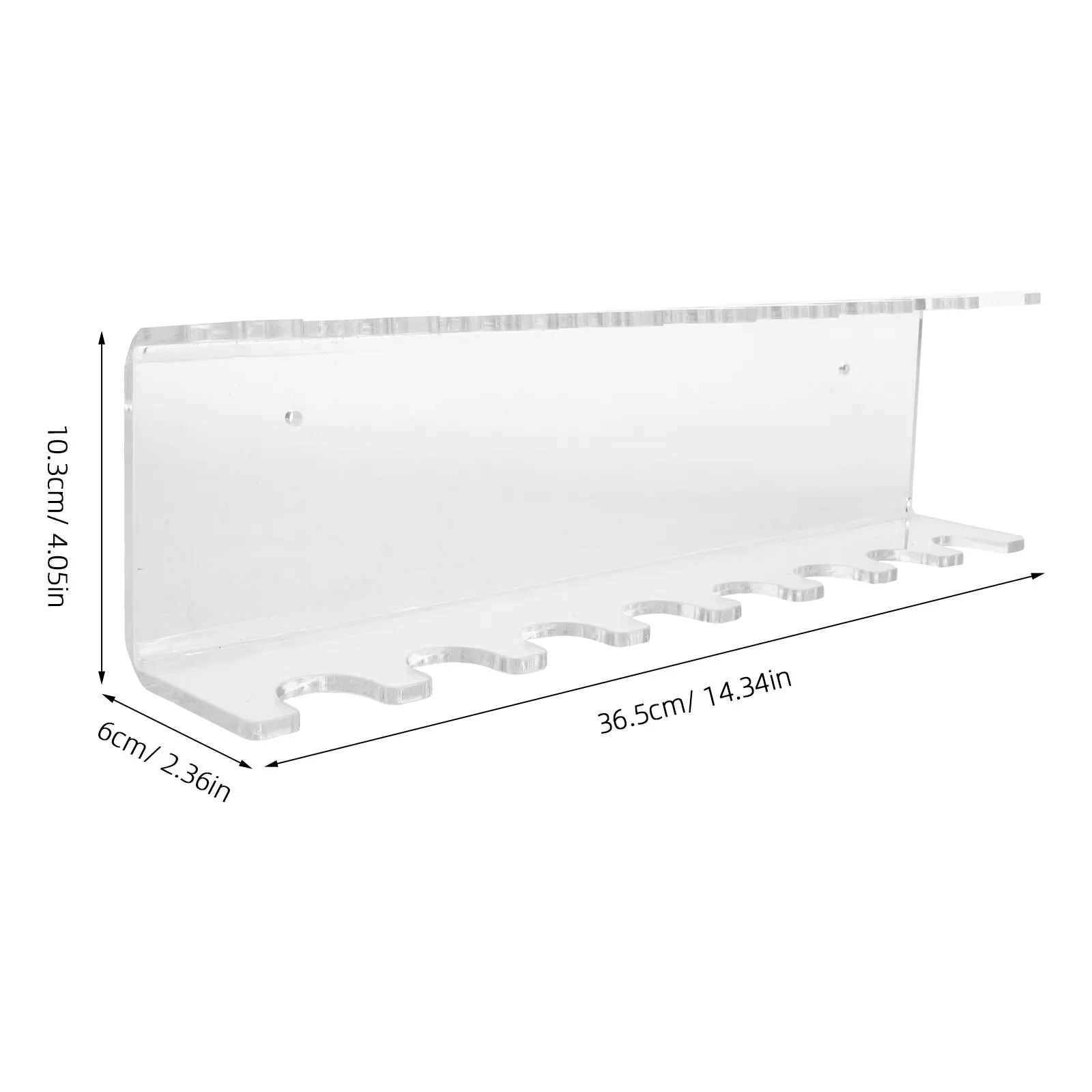 Laboratory Pipette Rack Wall-Mounted Holder 8 Slots Space-Saving Organizer Hanging Micropipettes Stand Lab Storage