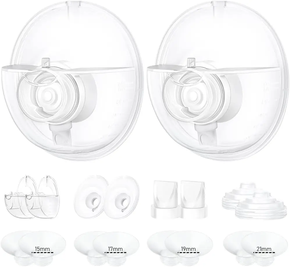 full-sets-24mm-collector-cup-and-flange-inserts-only-compatible-with-momcozy-m5-breast-pump-replacement-accessories