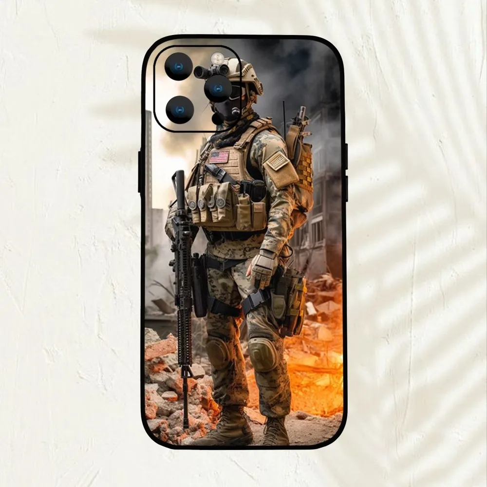 Navy SEALs Delta force Soldier  Phone Case  For Samsung Galaxy S24 S23 S22 S21 S20 Ultra Plus S20FE FE Cover