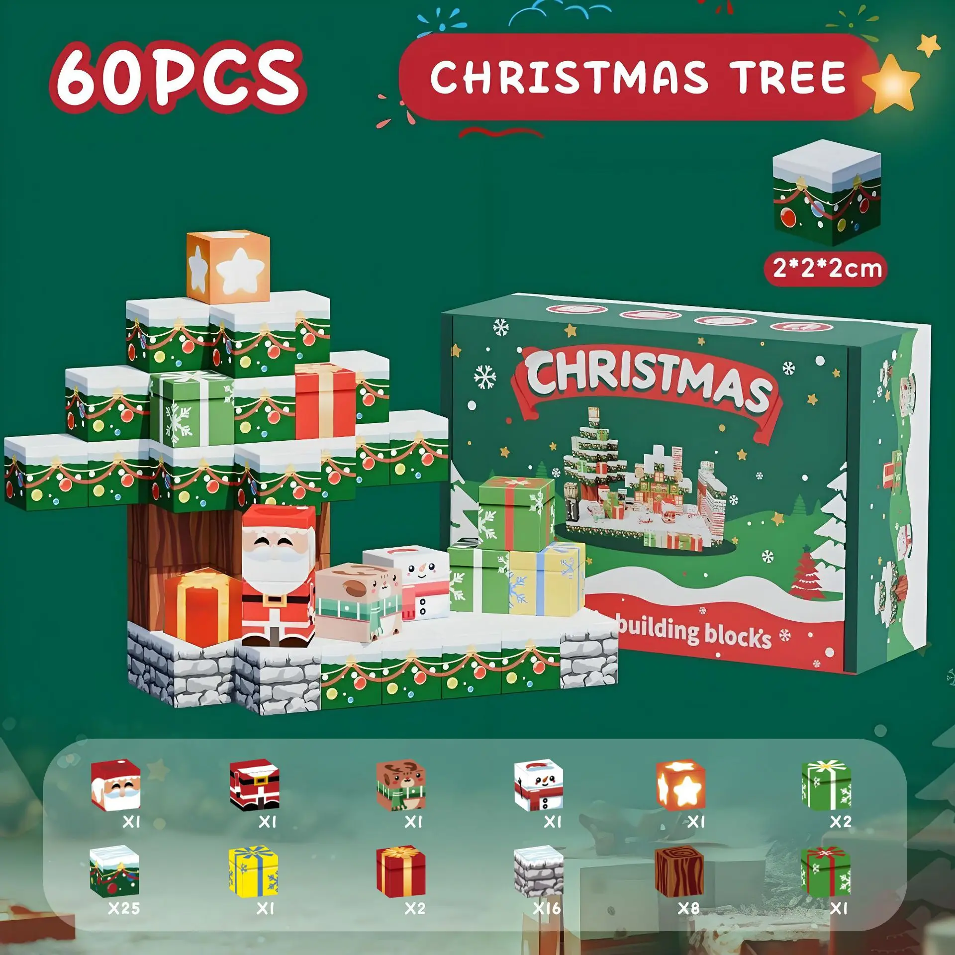 Creatieve magnetische bouwsteenstenen Mijn beroemde scène Wereld architectonische set DIY-model Kinderspeelgoed Kerstcadeaus voor jongensmeisjes - afbeelding 1