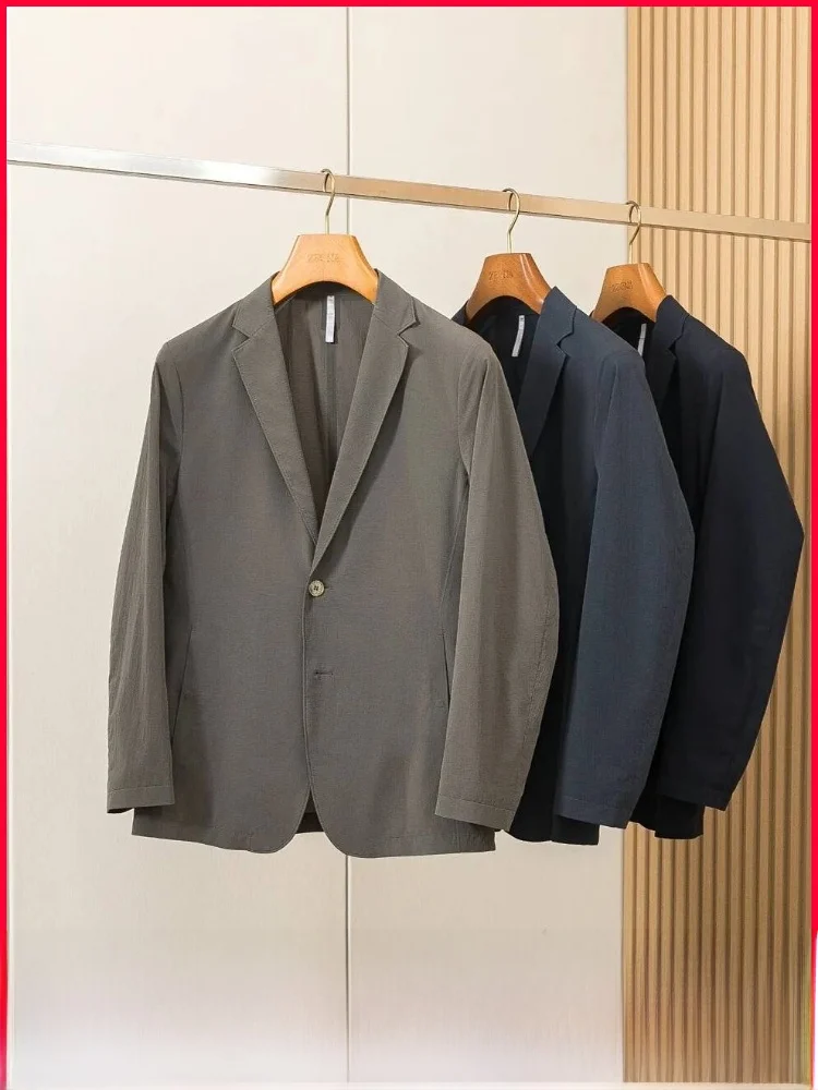 

Мужской повседневный дышащий водонепроницаемый костюм Busin V Series для весенней поездки на работу, из многофункциональной эластичной ткани, модный городской стиль