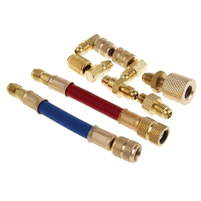 Reliable Cooling System Set 90-Degree Adapter R134A Flexible Adapters