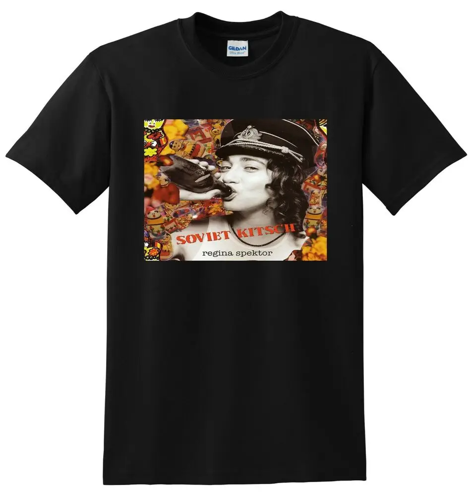 REGINA SPEKTOR T SHIRT soviet kitsch vinyl cd cover SMALL MEDIUM LARGE XL High Quality 100%Cotton Short Sleeve