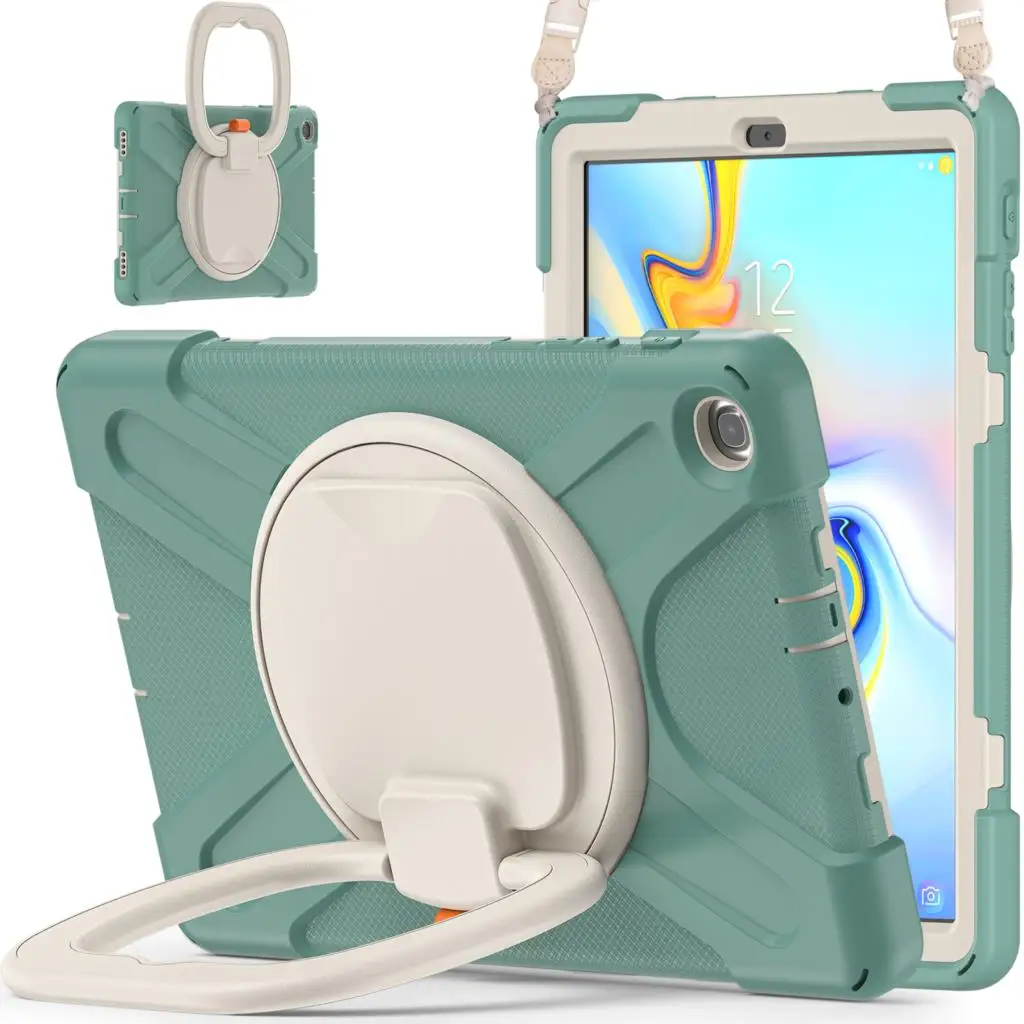 Funda con soporte giratorio para Samsung Galaxy Tab A, carcasa protectora de 360 pulgadas, 10,1 SM-T510, Armadura de SM-T515, modelo T510 T515, 2019