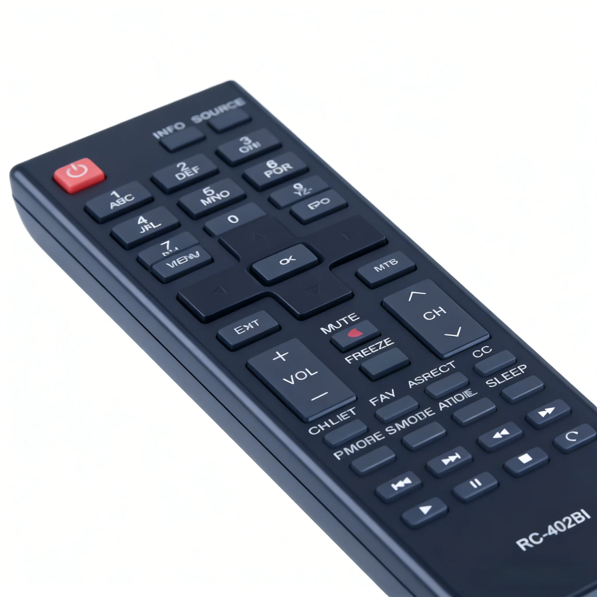 Universal Remote Control Replacement RC-402BI for Daewoo Screen TV Series Easy-to-Program Remote Control