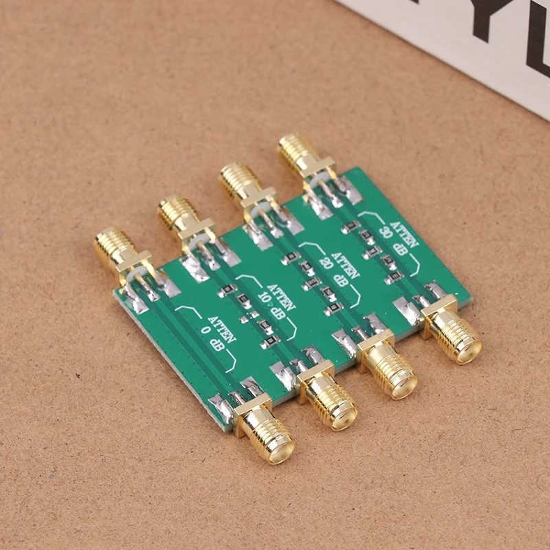 SMA Double Female RF Fixed Attenuator Module Board, DC-4.0GHz Radio Frequency Signal Attenuator