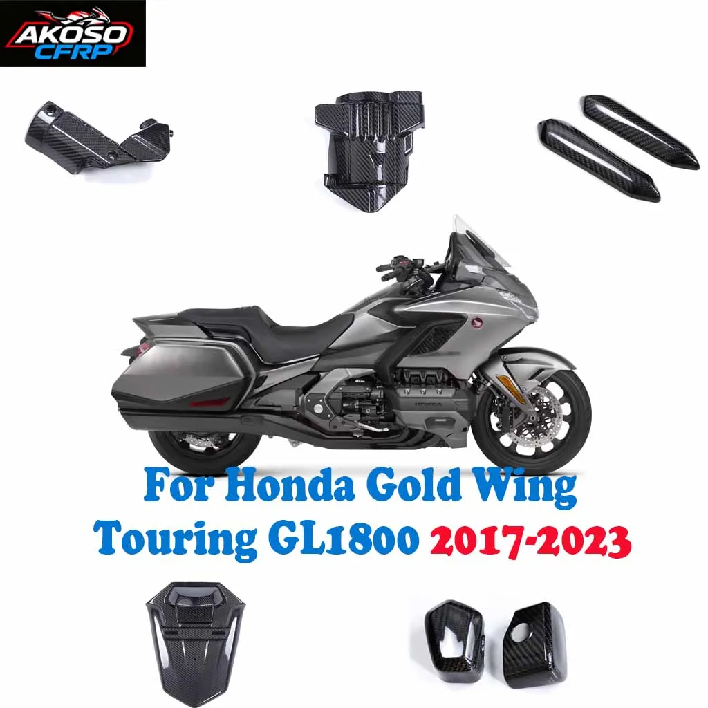 For Honda Gold Wing Touring GL1800 2017-2023 Motorcycle Fairing Dry Carbon Fiber Fender Fuel Tank Cover Engine Guard Accessories