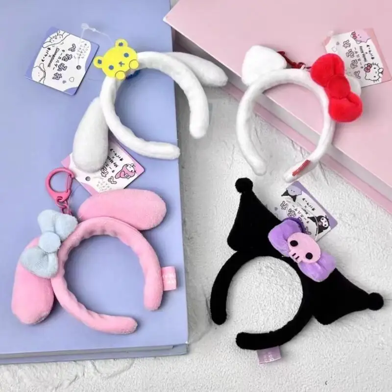 Mignon Hello Kitty Halloween peluche poupée bandeau coton poupées à la mode jouet accessoires bandes de cheveux sac à dos pendentifs seulement bandeau