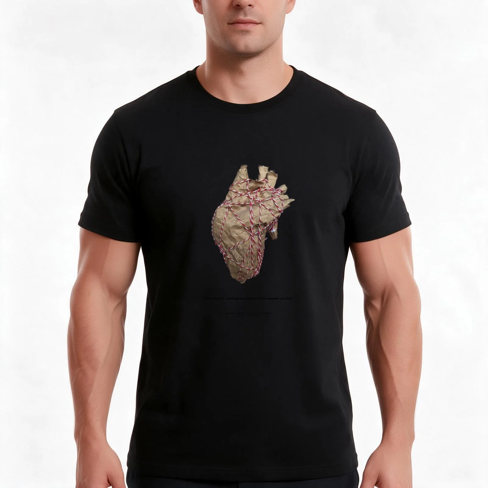 Every heart is a package, Photography/Sculpture/Mixed media, Josh Ritter fan, Kathleen Lyrics T-Shirt, Summer Casual Cotton Tee