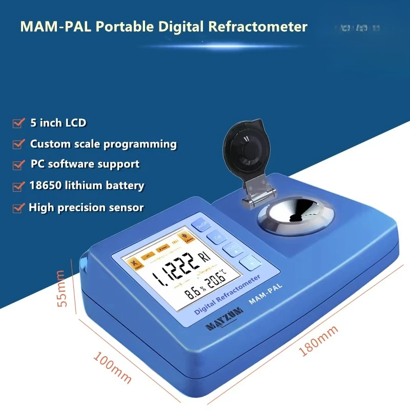 Portable Refractometer Price , Sodium Hypochlorite  Mass Concentration Meter