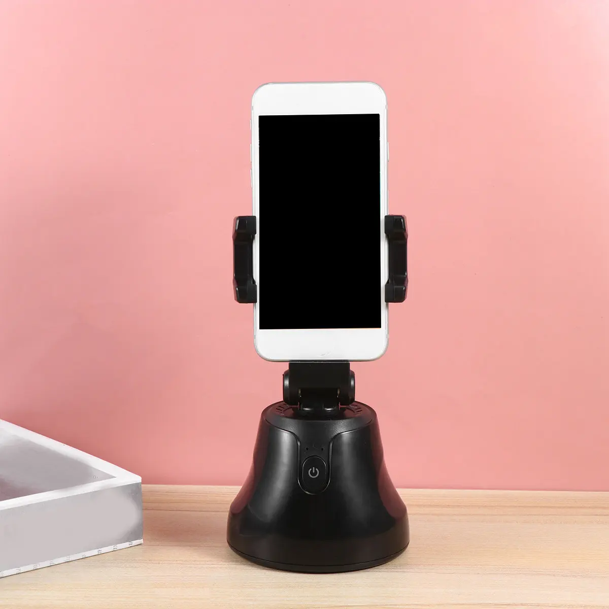 

Держатель для смартфона с функцией вращения на 360 градусов, интеллектуальным отслеживанием, распознаванием лиц и объектов для съемки без помощи рук