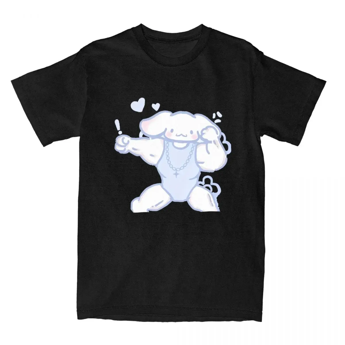 

Новая летняя футболка Sanrio Hello Kitty Muscle Fitness с принтом, мужская и женская свободная повседневная трендовая универсальная футболка с короткими рукавами