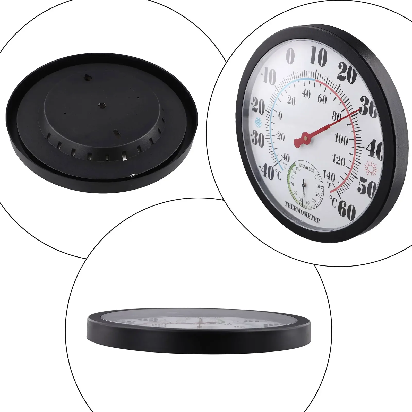 

Термометр, уличный термометр, балкон, для теплиц, 25 см/9,8 дюйма, уличный термометр, пластик, высокое качество