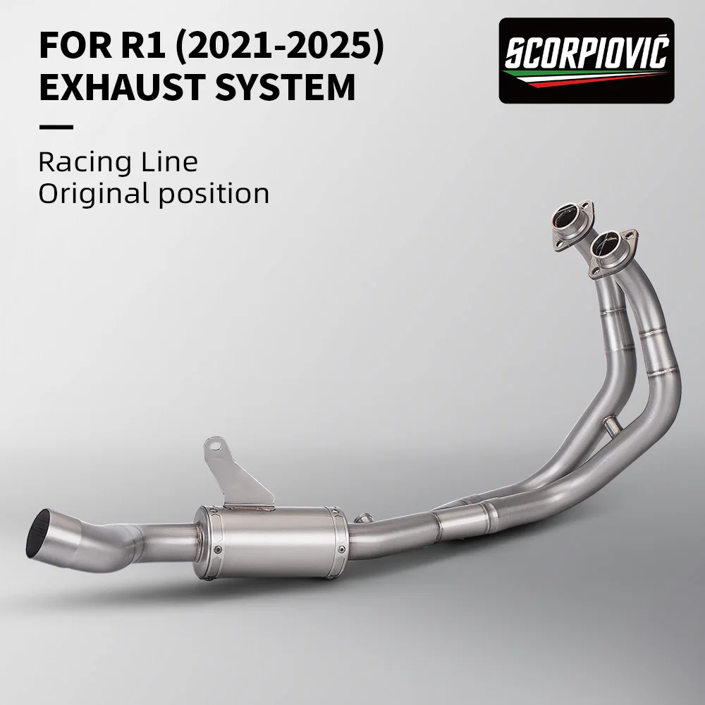 

FOR YZF-R7 R7 51mm Motorcycle Engine Exhaust Muffler System Front Link Pipe