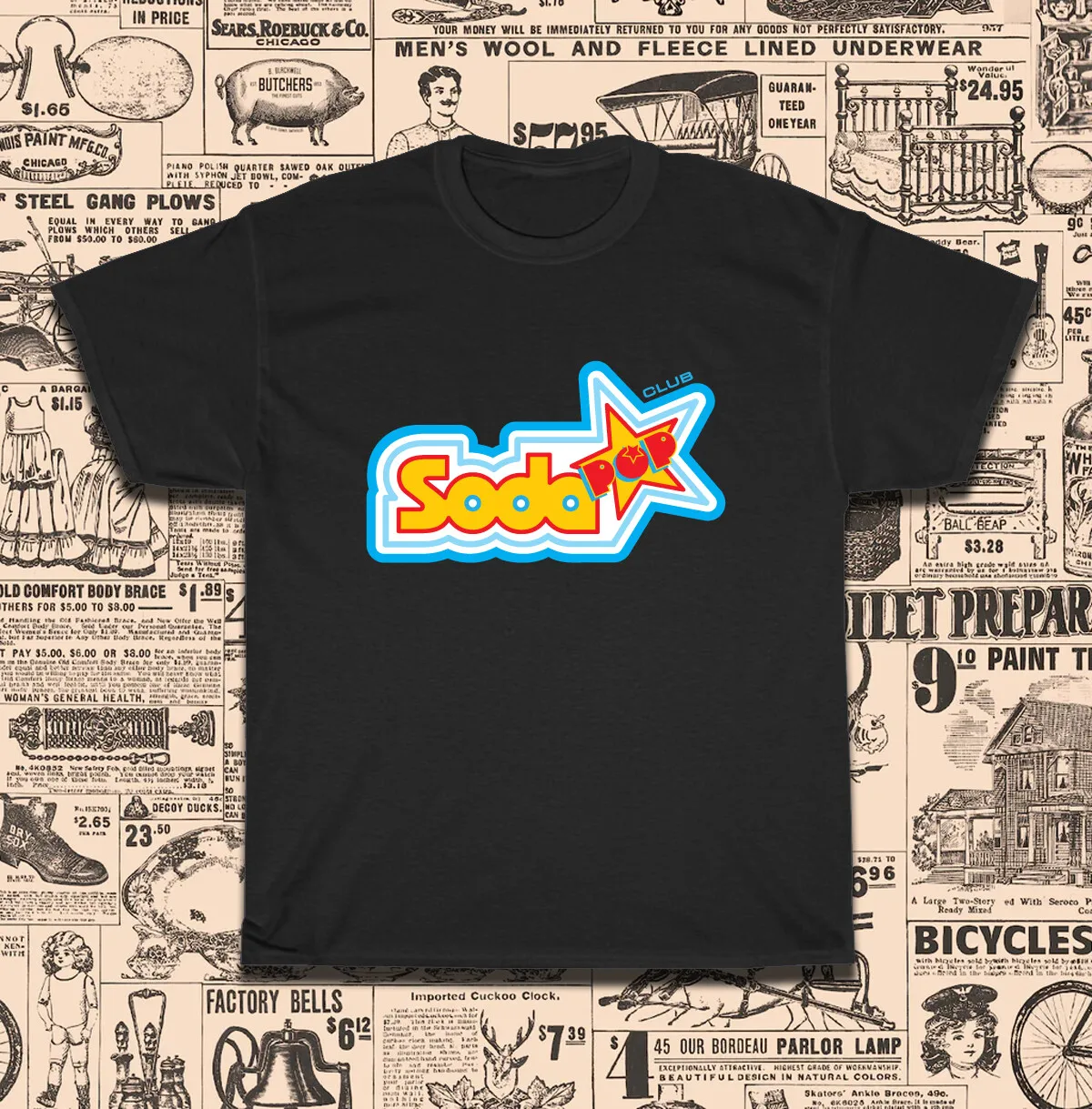 

New Soda Pop Club Men's T-Shirt American Size S-5XL T-Shirt