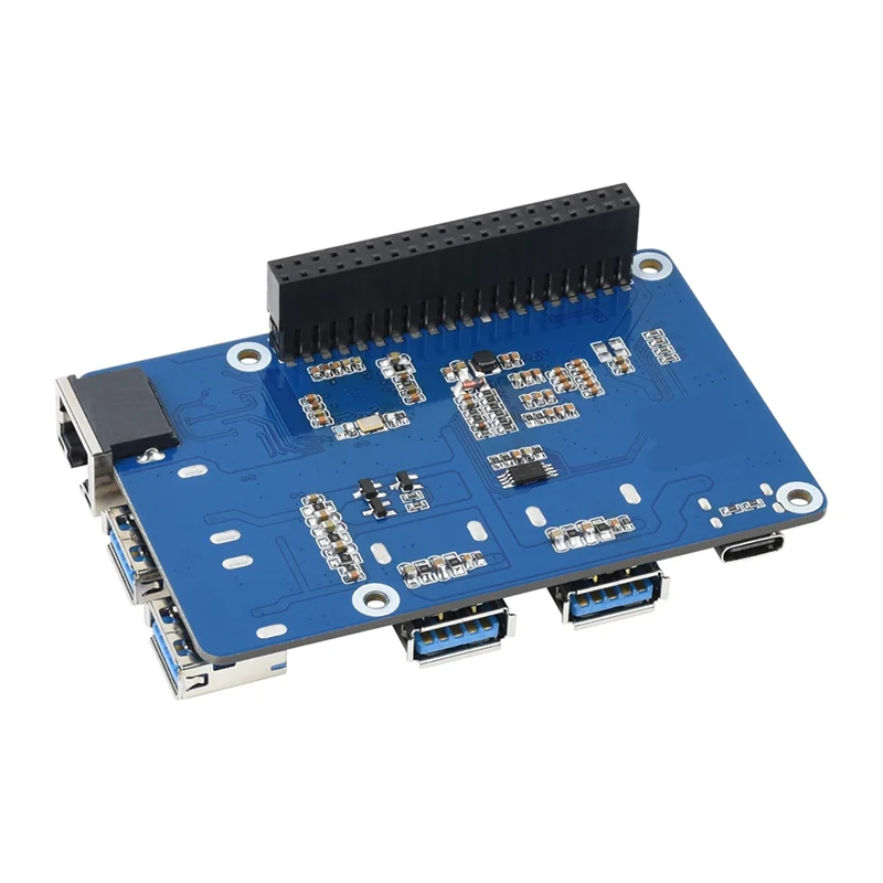 

A95Q-HUB Разветвитель Eth 3 X USB 3.2 Gen1 1 X Плата расширения Gigabit Ethernet HUB HAT Сетевой порт Гигабитный Ethernet-адаптер Free D