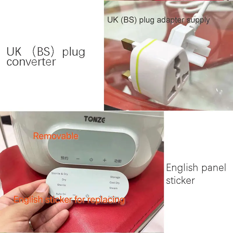 Tonze Baby Apparaten Stoomsterilisatoren Fles Flessendroger Fopspeen Voedselverwarmer Machine Babyflessensterilisator