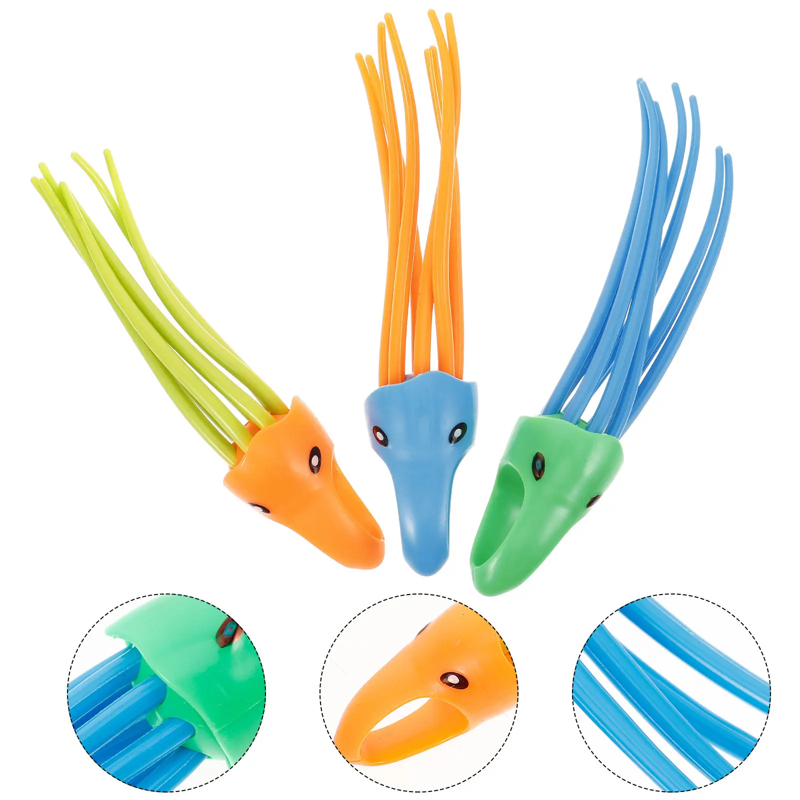 

3Pcs Dive Jellyfish Weighted Pool Bath Catch Retrieval Game Fun Kids Swimming Skill Dive Jellyfish Toys
