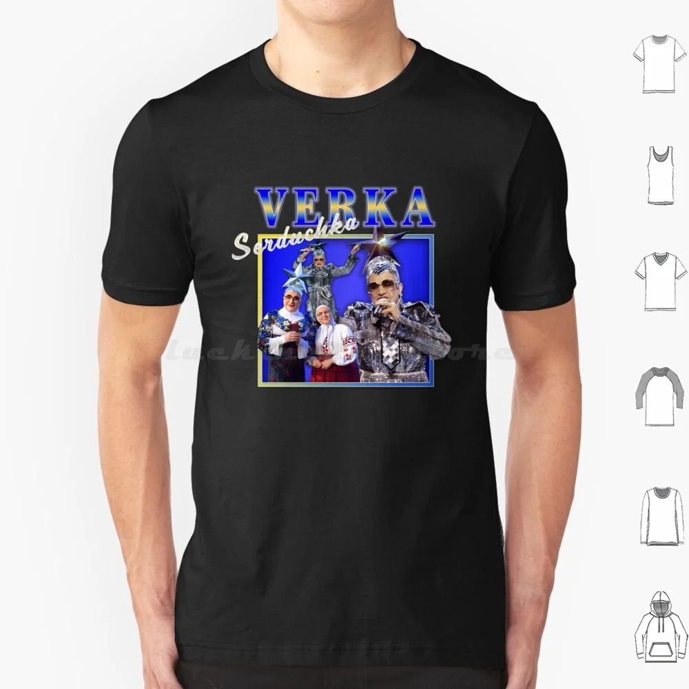 Verka Serduchka T Shirt Cotton Men Women DIY Print 2023 Song Contest K ? ? Rij ? Finland Cha Cha Cha K ? ? Rij ? Cha Cha Cha