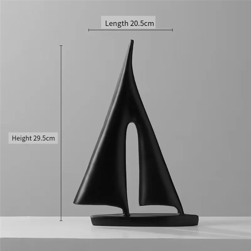 ABFN-الخريج الراتنج المراكب الشراعية نموذج زخرفة الحديثة السفينة الشراعية بحري النحت غرفة نوم سطح المكتب رف الكتب ديكور الفن الحرف