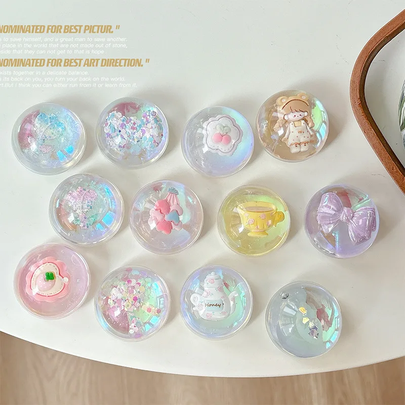 

Girl Crystal Ball Bowknot Universal Folding Mobile Phone Holder Stand Self Adhesive Stand Bracket Desktop Phone Mount Holder