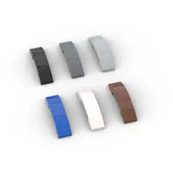 MOC 10PCS 93273 Curved 4x1x2/3 Building Blocks Slope Educational Assemble Bricks Particle Puzzle DIY Toys Children Birthday Gift