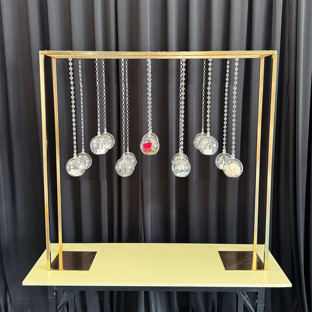 

Трансграничный свадебный реквизит, геометрическая гальваника, квадрат из кованого железа