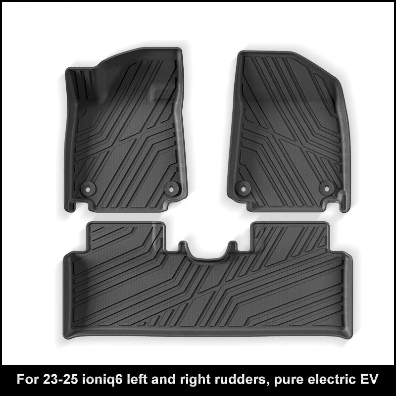 

3D TPE Car Floor Mat for Hyundai IONIQ 6 2023-2025 LHD RHD Waterproof Non-slip All Weather Car Mats Carpet Car Foot Mat