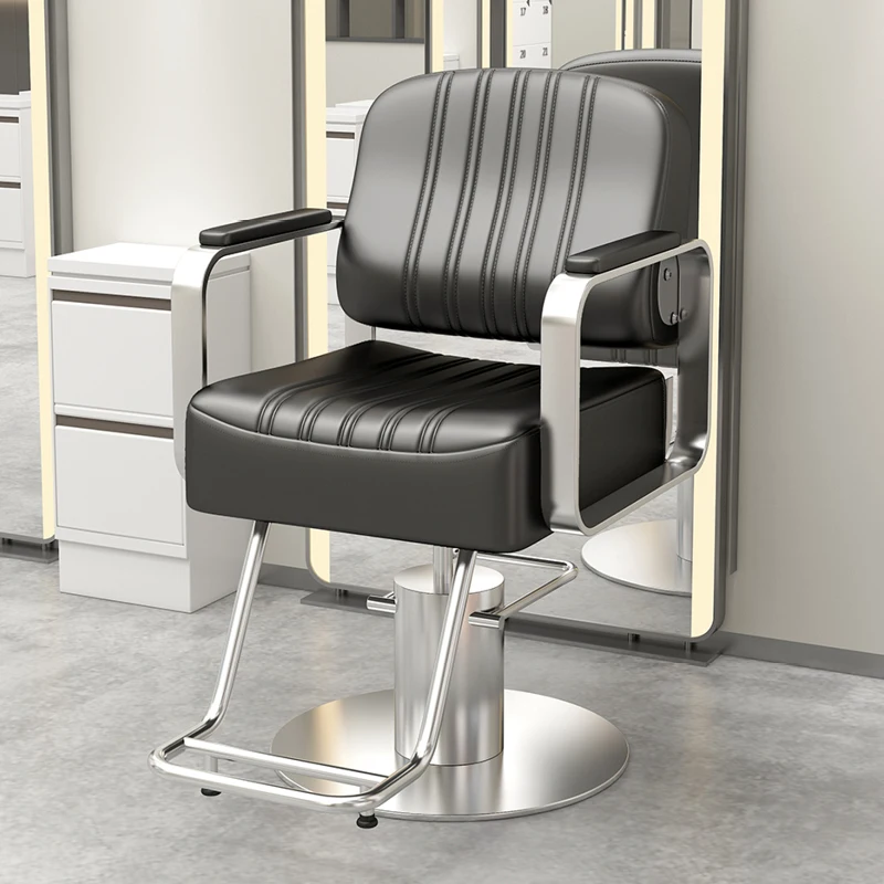 Creative Aesthetic Barber Chair Ergonomic Seat Salon Chair Hair Cutting Studio Beauty Space Chaise De Coiffure Salon Furniture