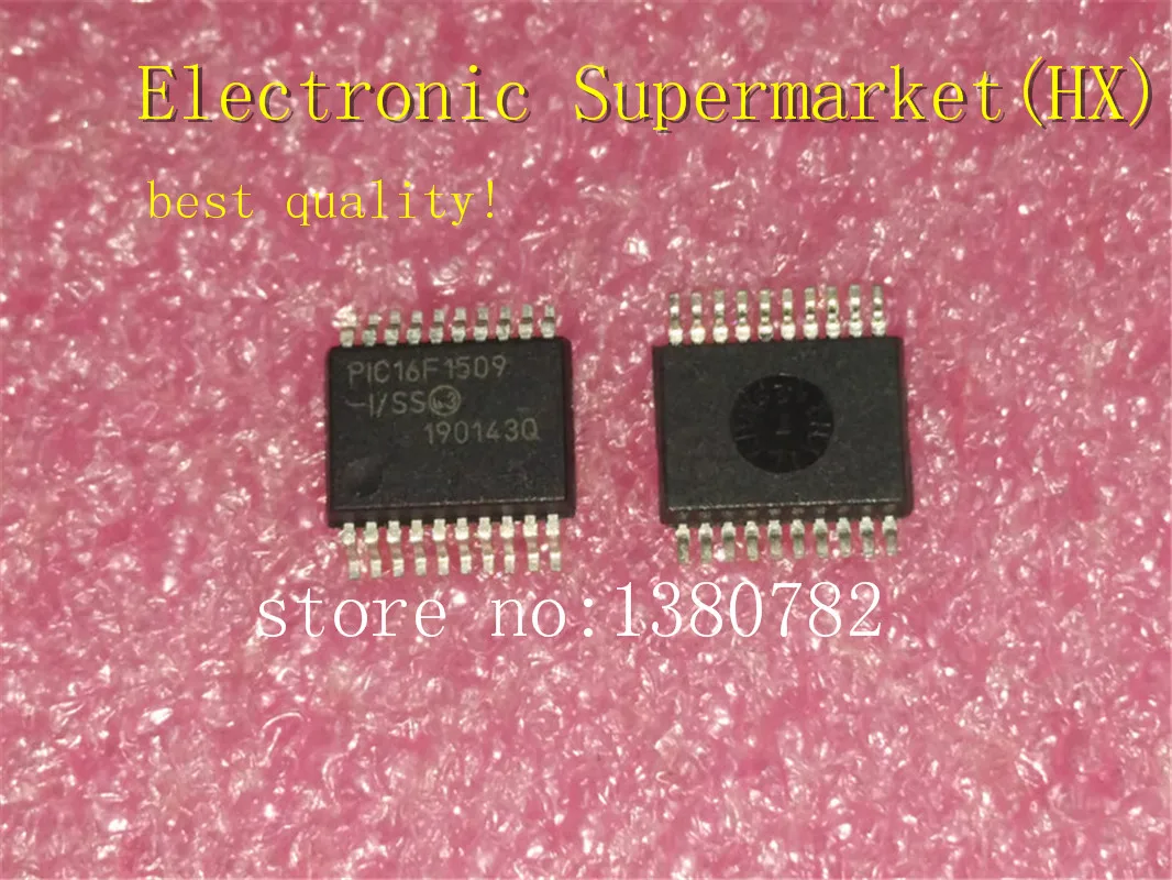 

Free Shipping 50pcs/lots PIC16F1509-I/SS PIC16F1509 SSOP-20 IC In stock!